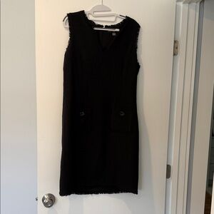 Karl Largerfeld Paris Sz 12 Elegant Black Sleeveless Dress